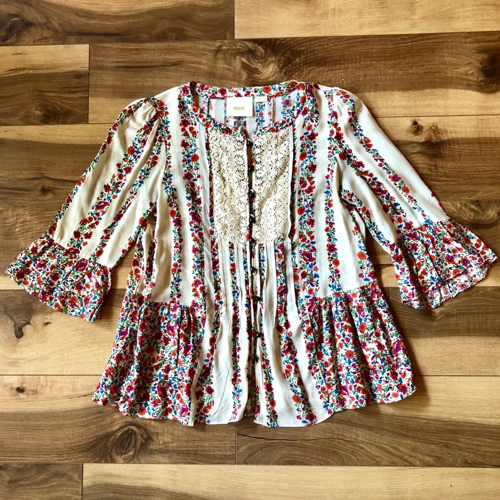 Maeve Bell Sleeve Top